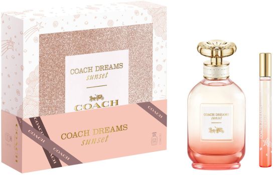 Coffret Coach Dreams Sunset Fête des Mères 2024 : Eau de parfum 60 ml + Format voyage 7,5 ml