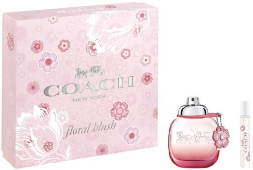 Coffret Coach Floral Blush : Eau de parfum  50 ml+ Vaporisateur Voyage