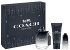 Coach Coffret Coach For Men Noël 2023 : Eau de toilette 100 ml + Gel douche 100 ml + Eau de toilette 15 ml pas chers