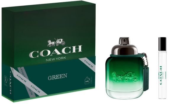 Coffret Coach Green Fête des Pères 2024 : Eau de toilette 60 ml + Format voyage 7,5 ml