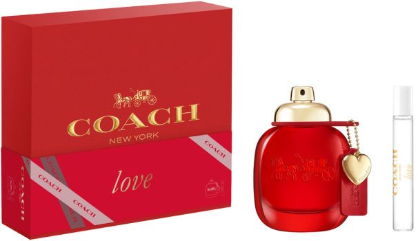 Coffret Coach Love Fête des Mères 2024 : Eau de parfum 50 ml + Format voyage 7,5 ml