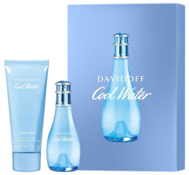 Coffret Cool Water Woman Noël 2023 : Eau de toilette 30 ml + Lotion corps 75 ml