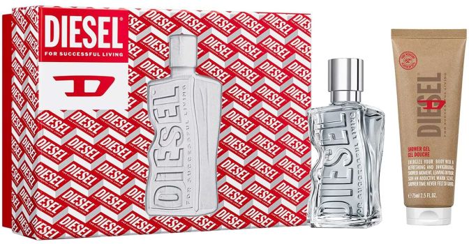 Coffret D by Diesel Fête des Pères 2023 : Eau de toilette 50 ml + Gel douche 75 ml