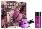 Diesel Coffret Loverdose 2022 : Eau de parfum 30 ml + Lait pour le corps 50 ml pas chers