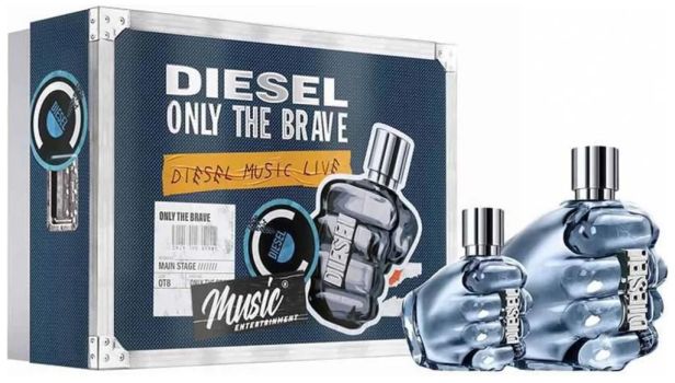 Coffret Only the Brave Diesel Music Live : Eau de parfum 125 ml + 35 ml