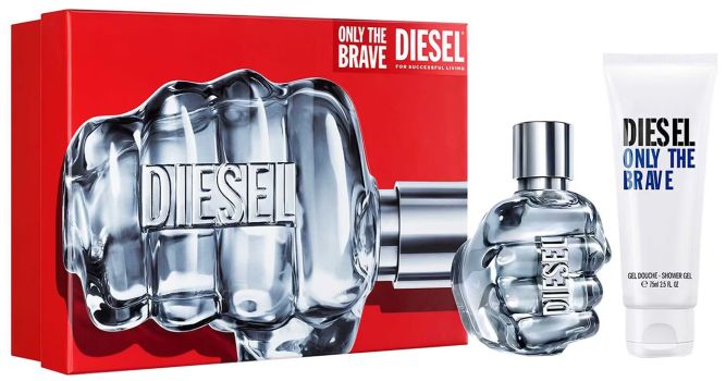 Coffret Only the Brave Noël 2023 : Eau de toilette 50 ml + Gel douche 50 ml