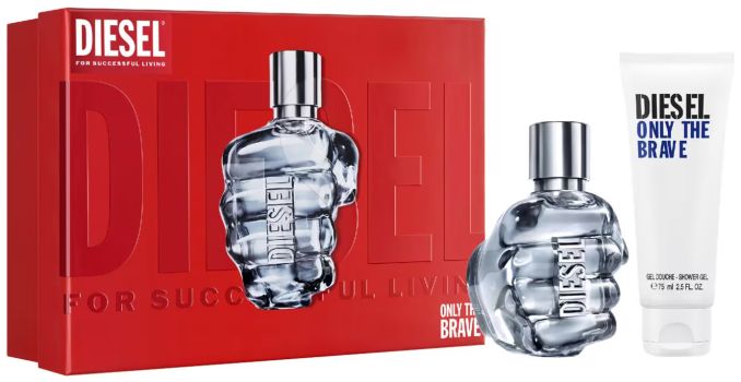 Coffret Only the Brave Noël 2024 : Eau de toilette 50 ml + Gel douche 75 ml