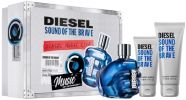 Diesel Coffret Sound of the Brave 2021 : Eau de Toilette 75 ml + Gel Douche X2 pas chers