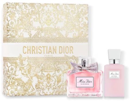 Coffret Miss Dior Noël 2023 : Eau de parfum 50 ml + Lait corps 75 ml 