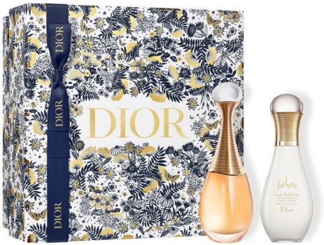 Coffret J'adore 2021 Noël : Eau de parfum 50 ml + Lait Corps 75 ml