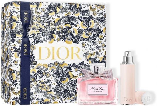 Coffret Miss Dior 2021 Noël : Eau de parfum 50 ml + Vaporisateur 10 ml