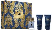 Dolce & Gabbana Coffret K by Dolce&Gabbana : Eau de Toilette 50 ml + Baume Après-Rasage + Gel Douche pas chers