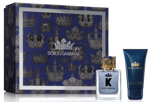 Coffret K by Dolce&Gabbana Noël 2023 : Eau de toilette 50 ml + Baume après-rasage 50 ml
