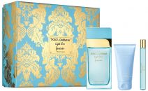 Coffret Light Blue Forever : Eau de parfum 100 ml + Crème Corps + Vaporisateur Voyage  pas chère