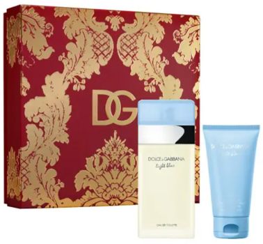 Coffret Light Blue Noël 2023 : Eau de toilette 100 ml + Lotion corps 50 ml