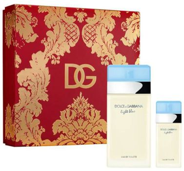 Coffret Light Blue Noël 2023 : Eau de toilette 200 ml + Eau de toilette 25 ml