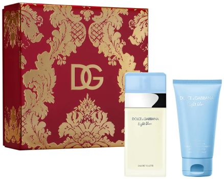 Coffret Light Blue Noël 2023 : Eau de toilette 50 ml + Lotion corps 50 ml