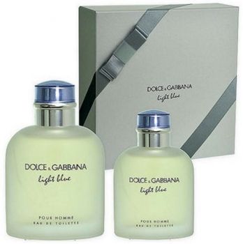 Coffret Light Blue Pour Homme : Eau de toilette 125 ml + Eau de toilette