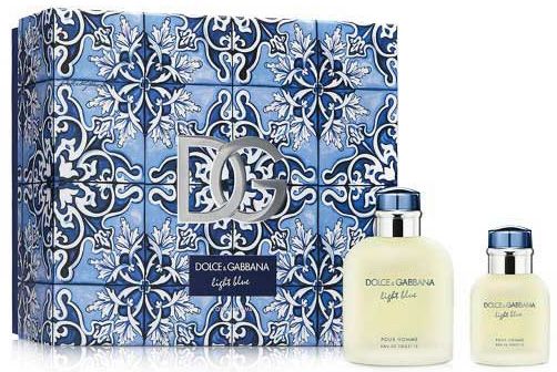 Coffret Light Blue Pour Homme Noël 2023 : Eau de toilette 125 ml + Eau de toilette 40 ml