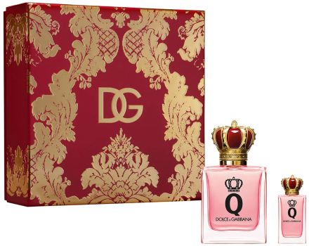 Coffret Q by Dolce & Gabbana Noël 2023 : Eau de parfum 50 ml + Eau de parfum 5 ml