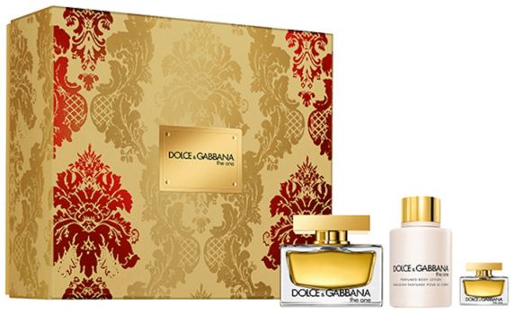 Coffret The One : Eau de parfum 50 ml + Lait corps + Miniature