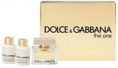 Dolce & Gabbana Coffret The One : Eau de Parfum 75ml + Gel Douche + Crème pour le Corps pas chers