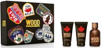 Dsquared2 Coffret Dsquared2 Wood Pour Homme : Eau de toilette 50 ml + Gel Douche + Baume Après-Rasage pas chers