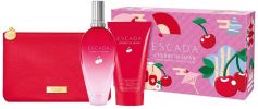 Escada Coffret Escada Cherry in Japan : Eau de toilette 100 ml + Lait Corps + Pochette pas chers