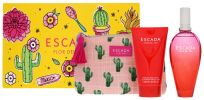 Escada Coffret Flor del Sol : Eau de Toilette 100 ml + Lotion Corps + Trousse pas chers