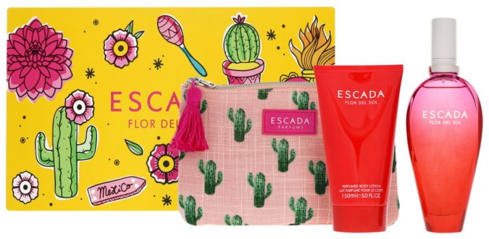 Coffret Flor del Sol : Eau de Toilette 100 ml + Lotion Corps + Trousse