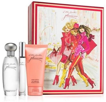 Coffret Pleasures : Eau de Parfum 50ml + Crème pour le corps + Miniature