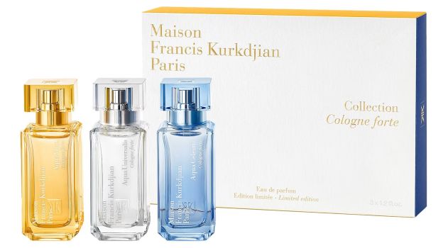 Coffret Collection Cologne Forte : Eau de parfum Aqua Vitae Cologne Forte 35 ml + Eau de parfum Aqua Universalis Cologne Forte 35 ml + Eau de parfum Aqua Celestia Cologne Forte 35 ml