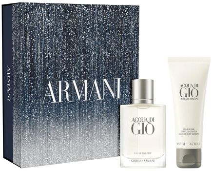 Coffret Acqua Di Giò Noël 2025 : Eau de toilette 50 ml + Gel douche 75 ml