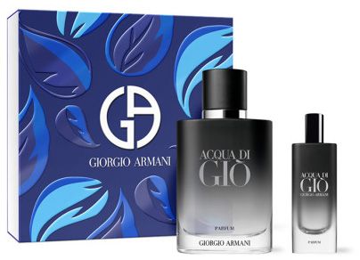 Coffret Acqua Di Giò Parfum Saint Valentin 2024 : Eau de parfum 100 ml + Eau de parfum 15 ml