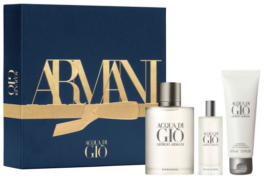 Coffret Acqua Di Gi Pour Homme Eau de toilette 100 ml Gel