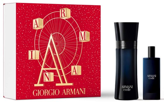 Coffret Armani Code Noël 2022 : Eau de toilette 50 ml + Format voyage 15 ml