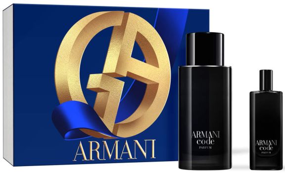 Coffret Armani Code Noël 2023 : Eau de parfum 125 ml + Eau de parfum 15 ml