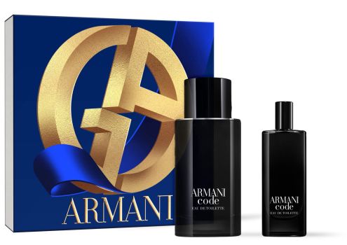 Coffret Armani Code Noël 2023 : Eau de toilette 75 ml + Eau de toilette 15 ml