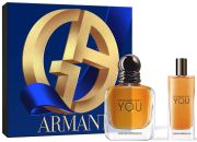 Coffret Emporio Armani Stronger with You pour Lui Noël 2023 : Eau de toilette 50 ml + Eau de toilette 15 ml pas chère