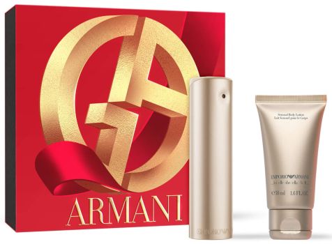 Coffret Emporio Armani She Noël 2023 : Eau de parfum 50 ml + Lait corps 50 ml