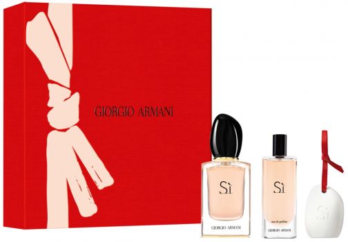 Coffret Fête des Mères SÌ : Eau de parfum 50 ml + Vaporisateur Voyage + Céramique à parfumer