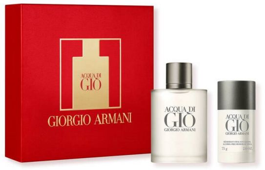 Coffret Noël Acqua Di Giò Pour Homme : Eau de toilette 50 ml + Déodorant 