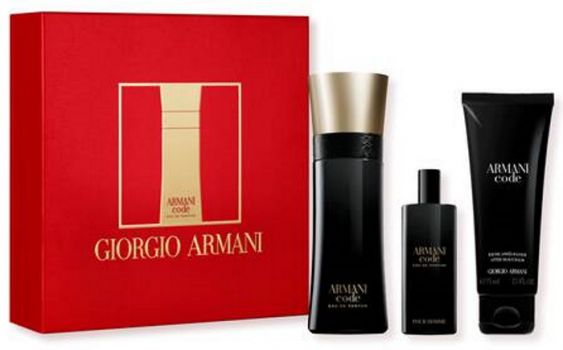 Coffret Noël Code : Eau de parfum 60 ml + Baume Après-Rasage + Miniature