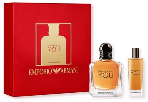 Coffret Noël Stronger With You : Eau de toilette 50 ml + Vaporisateur Voyage