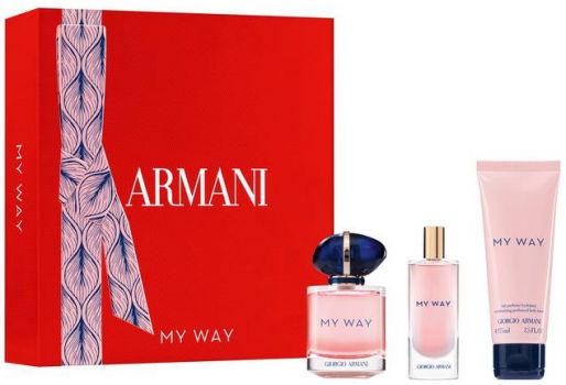 Coffret Saint Valentin My Way : Eau de parfum 50 ml + Lotion corps hydratante + Flacon format