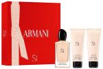 Giorgio Armani Coffret Saint Valentin SÌ : Eau de parfum 100 ml + Lotion corps hydratante + Lait Corporel pas chers