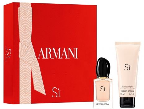 Coffret Saint Valentin SÌ : Eau de parfum 30 ml + Lait Corporel