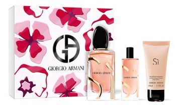 Coffret Sì Eau de Parfum Intense Saint Valentin 2024 : Eau de parfum 100 ml + Eau de parfum 15 ml + Lait corps 50 ml