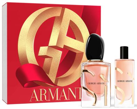 Coffret Sì Eau de Parfum Intense Noël 2023 : Eau de parfum 50 ml + Eau de parfum 15 ml