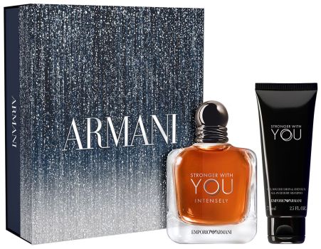 Coffret Stronger with You Intensely Noël 2025 : Eau de parfum 100 ml + Gel douche 75 ml